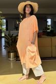 Made in Italy Milo Cotton Slouch Sac Dress Washed Calypso